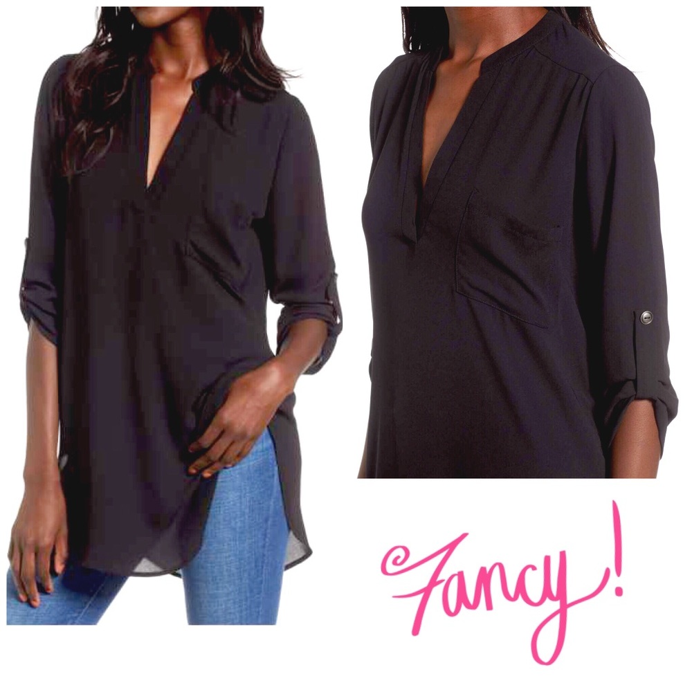 LUSH - ❣️- Rolled Tab Sleeve Tunic ❣️